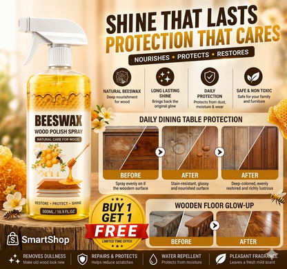 Wood Polish Spray Restore Shine Protect Furniture (Buy 1 Get 1 Free)