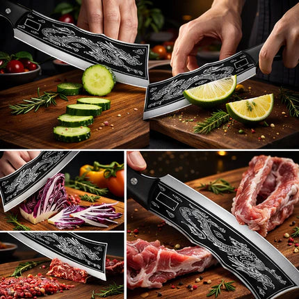 Dragon Knife For Meat & Vegetable Cutting